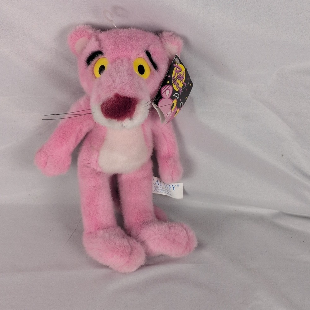 Vintage 1995 The Pink Panther Caltoy C&H 12" Plush Stuffed Animal